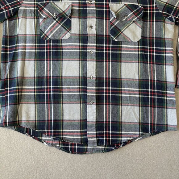 VTG Northwest Territory Flannel Shirt Men 2XL Plaid Outdoor Cabincore Grunge 90s - Picture 3 of 16